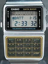 CASIO カシオ DATA BANK データバンク DBC-610 メンズ デジタル 腕時計 シルバー チプカシ 電卓 テレメモ 多機能 メタルベルト 動作確認済_画像1