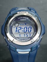 CASIO カシオ Baby-G ベビージー THE G ザ・ジー BGT-2500 タフソーラー 腕時計 デジタル ブルー ラバーベルト ステンレススチール_画像1