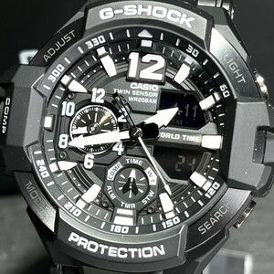 新品 CASIO G-SHOCK カシオ ジーショック SKY COCKPIT スカイコックピット GA-1100-1AJF Master of G GRAVITYMASTER 腕時計 電波ソーラー