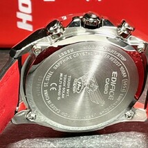 限定 新品 CASIO EDIFICE カシオ エディフィス EQW-A2000HR-1AJR Honda Racing コラボ 腕時計 電波ソーラー Limited Edition 替えバンド_画像7