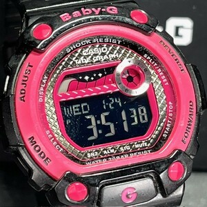 CASIO カシオ BABY-G ベビージー BLX-100-1JF ブラック レディース 腕時計 20気圧防水 デジタル ステンレススチール 動作確認済み