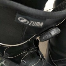 ◆ZUMA ツマ スノーボードブーツ 24.5cm ブラック 黒 ダイヤル式_画像3