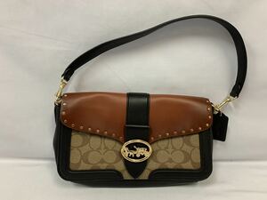 COACH コーチ 2way ハンドバッグ ストラップ欠品 5605 [022] 165/918A