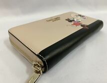 ●kate spade newyork 長財布 ディズニーコラボ ピンク レディース ミニーマウス ケイトスペード 150/700A_画像4