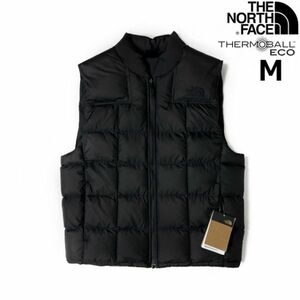 1円～!売切!【正規新品】THE NORTH FACE◆LHOTSE REVERSIBLE VEST 中綿 ベスト US限定 キルティング リバーシブル ダウン(M)黒 190122-100