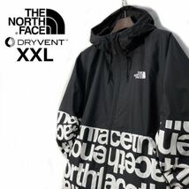 1円～!売切!【正規新品】THE NORTH FACE ANTORA RAIN HOODIE マウンテンパーカー ナイロン US限定 2023最新(XXL)黒 白 総柄 180915-60-C_画像2