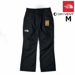 1円～!売切!【正規新品】THE NORTH FACE◆STRAIGHT SIX PANT スノーパンツ ロング US限定 撥水 ボックスロゴスノボ スキー(M)黒 190110-35