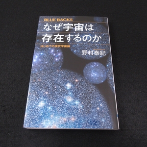 本 『なぜ宇宙は存在するのか はじめての現代宇宙論』 ■送120円 野村泰紀 ブルーバックス 2022年4刷　マルチバース理論も○