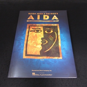 ヴォーカル/ピアノ/ギター 海外楽譜 『AIDA :Vocal Selection』 ■送185円 ミュージカル アイーダ 17曲 エルトン・ジョン ティム・ライス◇