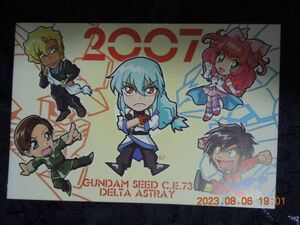 機動戦士ガンダムSEED C.E.73 DELTA ASTRAY ポストカード / ときた洸一 / ガンダムエース2007年1月号付録 非売品 / イラストカード