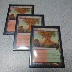 MTG M13 根縛りの岩山 日本語 三枚セット 即決