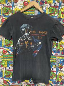 1980年代 ヴィンテージ The Who ザフー 両面 プリント Tシャツ②／バンドT／バンT／ロックT／ツアーT／vintage／ムービーT／映画／