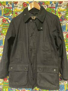 Barbour バブアー 黒 BLACK BEDALE ビデイル? ノンオイル ジャケット 