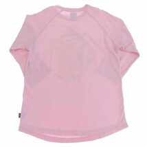 【最終処分】 ステューシー STUSSY コットン ラグラン Tシャツ メンズ レディース ホワイト×ピンク sizeS [Y02806]_画像2