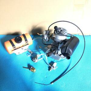 ★KNK RC MODEL BOAT ENGINE BAY BIT 37 ボートラジコン エンジン おもちゃ 部品 パーツ 部品取り ジャンク品★K00201