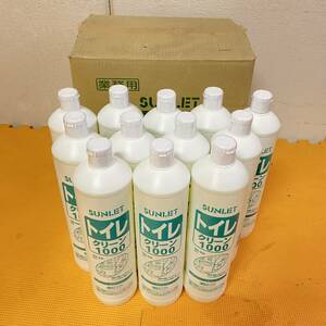 ▲② 未使用品 静光産業 SUNLET サンレット トイレ クリーン1000 1000ml×12本 業務用 トイレ洗剤 クリーナー 消臭 洗浄 除菌 ▲ K12396