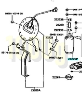 【トヨタ純正新品】TOYOTA 未使用品 ★希少廃番品★ セルシオ フューエルポンプ 燃料ポンプ UCF10 UCF11 1UZFE_画像2