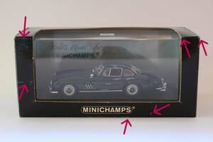 メルセデスベンツ　MINICHAMPS 300SL Coupe 1955 Black（ブラック）ミニカー 未使用 1/43