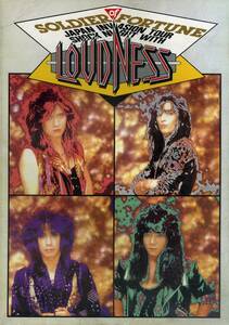 J00016291/☆コンサートパンフ/Loudness「Soldier of Fortune Japan Invasion Tour Shock Night With Loudness」