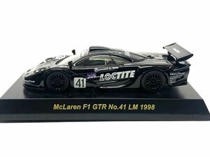 希少　京商　1/64 McLaren F1 GTR no.41 LM 1998 LOCTITE ロックタイト　黒　ブラック