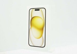 【新品未開封】Apple アップル iPhone 15 128GB SIMフリー MTMK3J/A スマートフォン イエロー