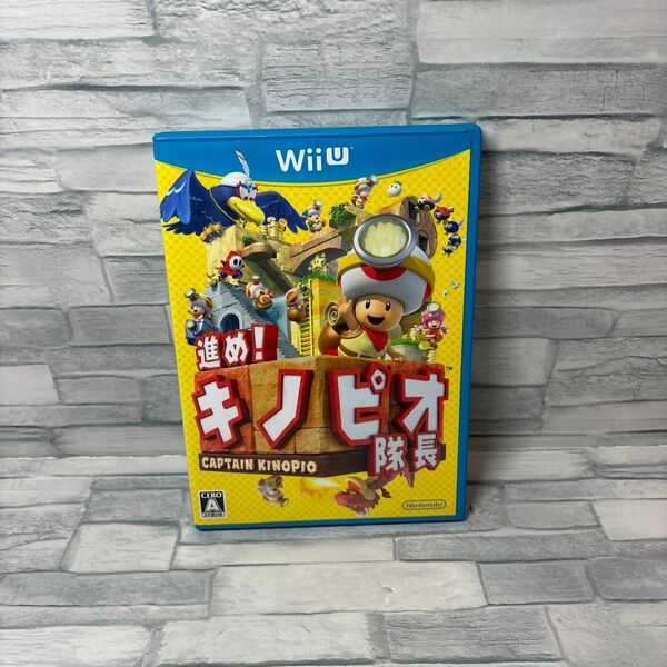 【Wii U】 進め！ キノピオ隊長　 WiiU ソフト　ディスク綺麗　
