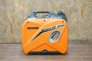 状態良好!! KOSHIN 工進 インバーター発電機 GV-16i-AAA-4 タンク容量4.2L 電圧100V エンジン発電機 無鉛ガソリン 屋外用 動作確認済み