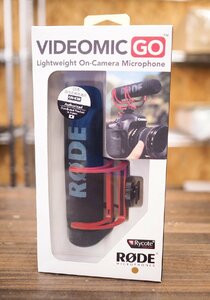未使用保管品 RODE ロード VideoMic GO コンデンサーマイク VMGO ビデオカメラ・一眼レフカメラ用 マイクロフォン 電池不要 国内正規品