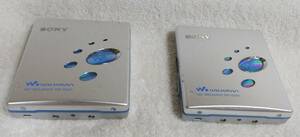 【ＳＯＮＹ製 　ＭＤ ＷＡＬＫＭＡＮ 動作品】　PORTABLE MINI DISC 　ＭＺ-Ｅ520ーＴＹＰＥ－Ｓ　ＭＤＬＰ本体のみを２台