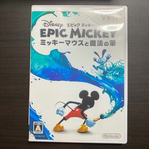 ディズニー　エピックミッキー　ミッキーマウスと魔法の筆　S　Wiiソフト　任天堂
