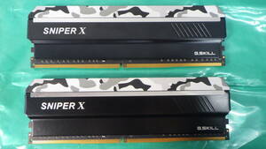 ■G.Skill■288pin DDR4-3600 32GB (16GB x 2)■F4-3600C19D-32GSXWB■中古■　★即決★