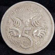 【60120】オーストラリア　可愛いハリモグラさんの5セントコイン　おまとめ3点　海外硬貨　コイン　コレクション品_画像6