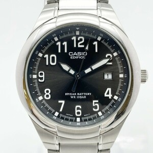 【53110】ケース付き　カシオ　CASIO　メンズ腕時計　エディフィス　EF-109　SS　黒　QZ