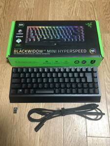 ☆送料出品者立替☆ BlackWidow V3 Mini HyperSpeed 日本語配列 Green Switch RZ03-03891700-R3J1 ☆2.4GH/BT/有線☆