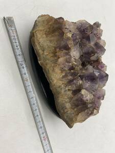 KY0123 天然石 原石 紫水晶 アメジスト 置物 インテリア 水晶 鑑賞石 鉱物 