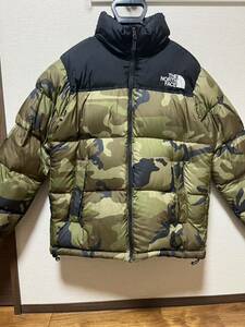 THE NORTH FACE ノースフェイス ダウンジャケット 迷彩 カモ Ｌサイズ