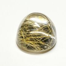 ◆綺麗◆天然ルチルクォーツ ルース◆23.837ct◆縦20.2mm×横15.5mm 厚み10.0mm◆製品制作用◆コレクション用◆_画像5