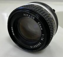 1円~ニコン Nikon NIKKOR 50mm 1:1.4 単焦点レンズ 中古動作品_画像1