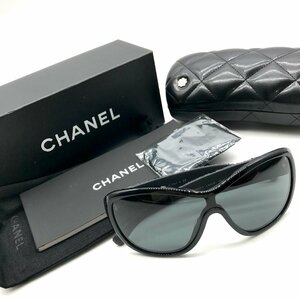 1円 美品 CHANEL シャネル ココマーク ツイード サングラス ケース付き a1640