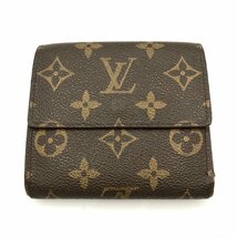 1円 外観良品 LOUIS VUITTON ルイヴィトン モノグラム Wホック 財布 ｋ582_画像2