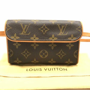 1円 良品 LOUISVUITTON ルイヴィトン 2WAY モノグラム ポシェット フロランティーヌ ウエスト バッグ a1803