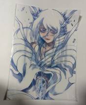 朽木ルキア A4オリジナルクリアファイル BLEACH生誕20周年記念原画展 BLEACH EX._画像1