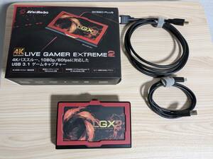 AVerMedia usb Live Gamer EXTREME 2 GC550 PLUS [4Kパススルー対応 ゲームキャプチャーボックス] DV482 中古