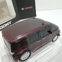 TOYOTA トヨタ ROOMY ルーミー 非売品 ミニカー プルバックカー プラムブラウンクリスタルマイカ 未使用品 _画像5