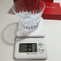 Baccarat バカラ クリスタルガラス ロックグラス 直径9.5cm×高さ8.5cm 未使用品 箱・袋付き [ グラス バカラグラス 高島屋 横浜店 ]_画像9