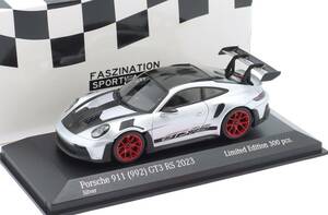 1:43 Minichamps ポルシェ 911 (992) GT3 RS Weissach Package シルバー 2023 Porsche（セール）