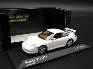 1:43 Minichmaps ポルシェ 911 (996) GT3 ホワイト 2003 Porsche