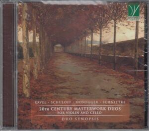[CD/Da Vinci]ラヴェル:ヴァイオリンとチェロのためのソナタハ長調&オネゲル：ヴァイオリンとチェロのためのソナチナ他/デュオ・シノプシス