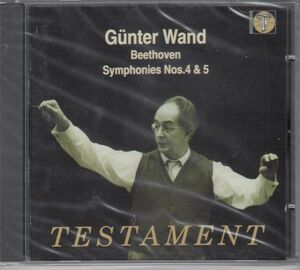 [CD/Testament]ベートーヴェン:交響曲第4&5番/ヴァント&ケルン・ギュルツェニヒ管弦楽団 1956