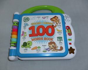 [ operation verification ending, postage included ]Leap Frog ENGLISH CHINESE 100 WORDS BOOK English Chinese Lee p frog child study intellectual training toy rare 